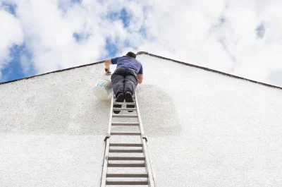 Peinture extérieure à Dommartin — façades et ravalement